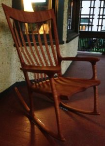 Maloof inspired rocking online chair